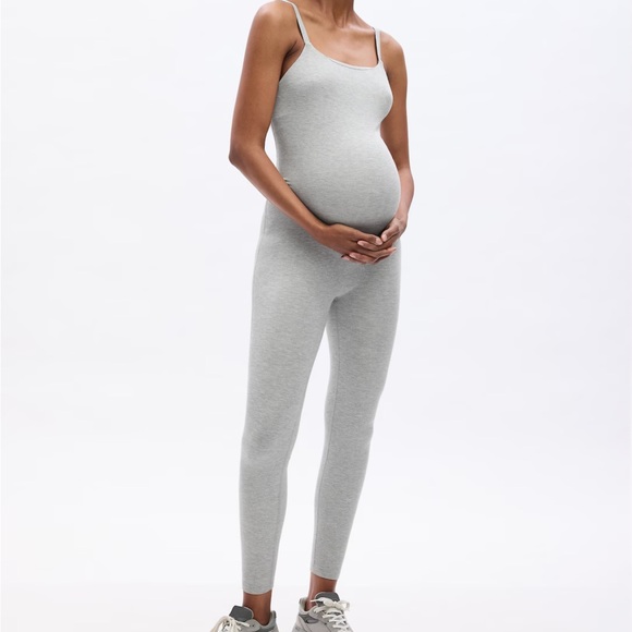 Maternity Rib Jumpsuit - Picture 1 of 2